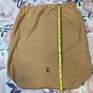 (Mgm15) Vintage Louis Vuitton dustbag with draw strings